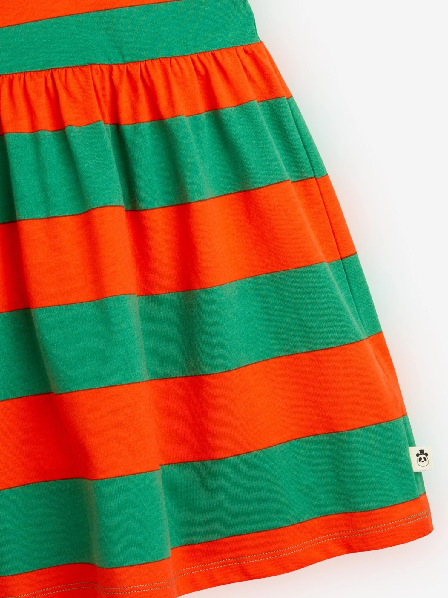 Mini Rodini Girls Striped Dress In Multicolour 6 Mini Rodini Girls Striped Dress In Multicolour - Image 4