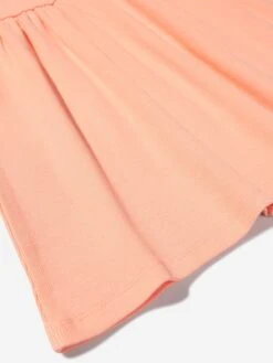 Mini Rodini Girls Organic Cotton Short Sleeve Dress -Monna Clothing Shop MINS2060 PINK 4