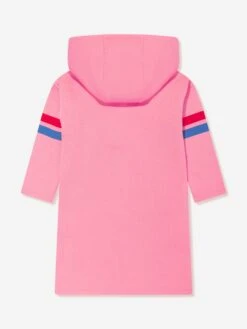 Mini Rodini Girls Adored Hoodie Dress In Pink 9 Mini Rodini Girls Adored Hoodie Dress In Pink -Monna Clothing Shop MINS4031 PINK 2