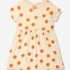 Mini Rodini Girls Basketball Print Dress In Ivory -Monna Clothing Shop MINS4089 OFFWHITE 1