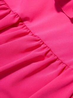 Monnalisa Girls Embellished Ruffle Dress In Pink -Monna Clothing Shop MLSA3051 0097 4