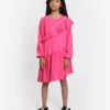 Monnalisa Girls Embellished Ruffle Dress In Pink 1 Monnalisa Girls Embellished Ruffle Dress In Pink -Monna Clothing Shop MLSA3051 eb40401d 0a66 41e8 b866 c86083f06db3