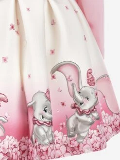 Monnalisa Baby Girls Dumbo Neoprene Dress In Pink -Monna Clothing Shop MLSA4027 PINK 4