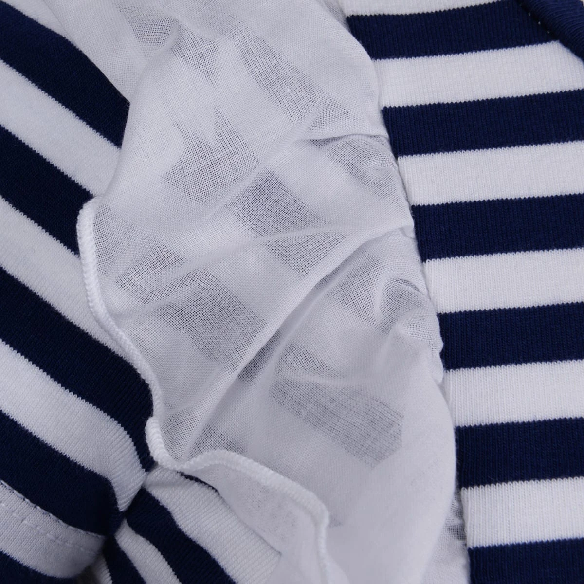 Monnalisa Girls Dress - Striped Cotton Jersey Dress 6 Monnalisa Girls Dress - Striped Cotton Jersey Dress - Image 4