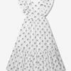 Monnalisa Girls Cotton Star Print Dress -Monna Clothing Shop MLSS2168 9950 1