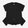 MM6 Maison Margiela Girls Asymmetric T-Shirt Dress In Black