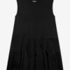 MM6 Maison Margiela Girls Sleeveless Jersey Dress In Black 1 MM6 Maison Margiela Girls Sleeveless Jersey Dress In Black -Monna Clothing Shop MM6S4026 BLACK 1