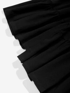 MM6 Maison Margiela Girls Sleeveless Jersey Dress In Black -Monna Clothing Shop MM6S4026 BLACK 4