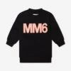 MM6 Maison Margiela Girls Logo Sweater Dress -Monna Clothing Shop MM6 U94745 1