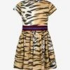 Molo Girls Organic Cotton Dress 2 Molo Girls Organic Cotton Dress -Monna Clothing Shop MOLA0045 WILD TIGER WOVEN 1