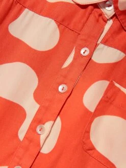 Molo Girls Amanita Dress In Red -Monna Clothing Shop MOLA3056 6900 3