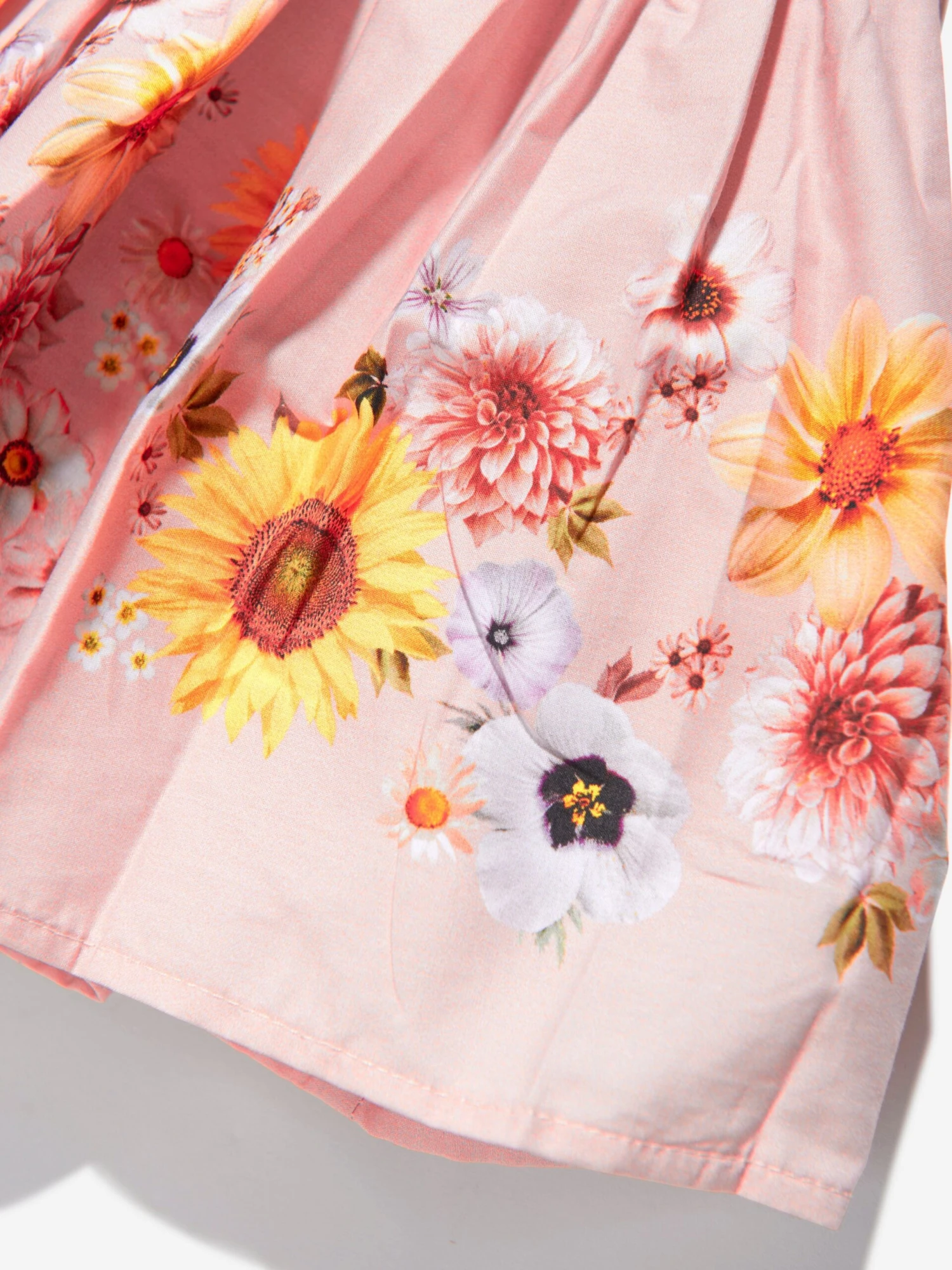 Molo Baby Girls Retro Stripe Dress In Pink 5 Molo Baby Girls Retro Stripe Dress In Pink - Image 3