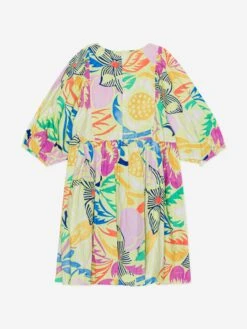 Molo Girls Floral Print Dress In Multicolour -Monna Clothing Shop MOLS4111 CHARLESTON FLORAL 3