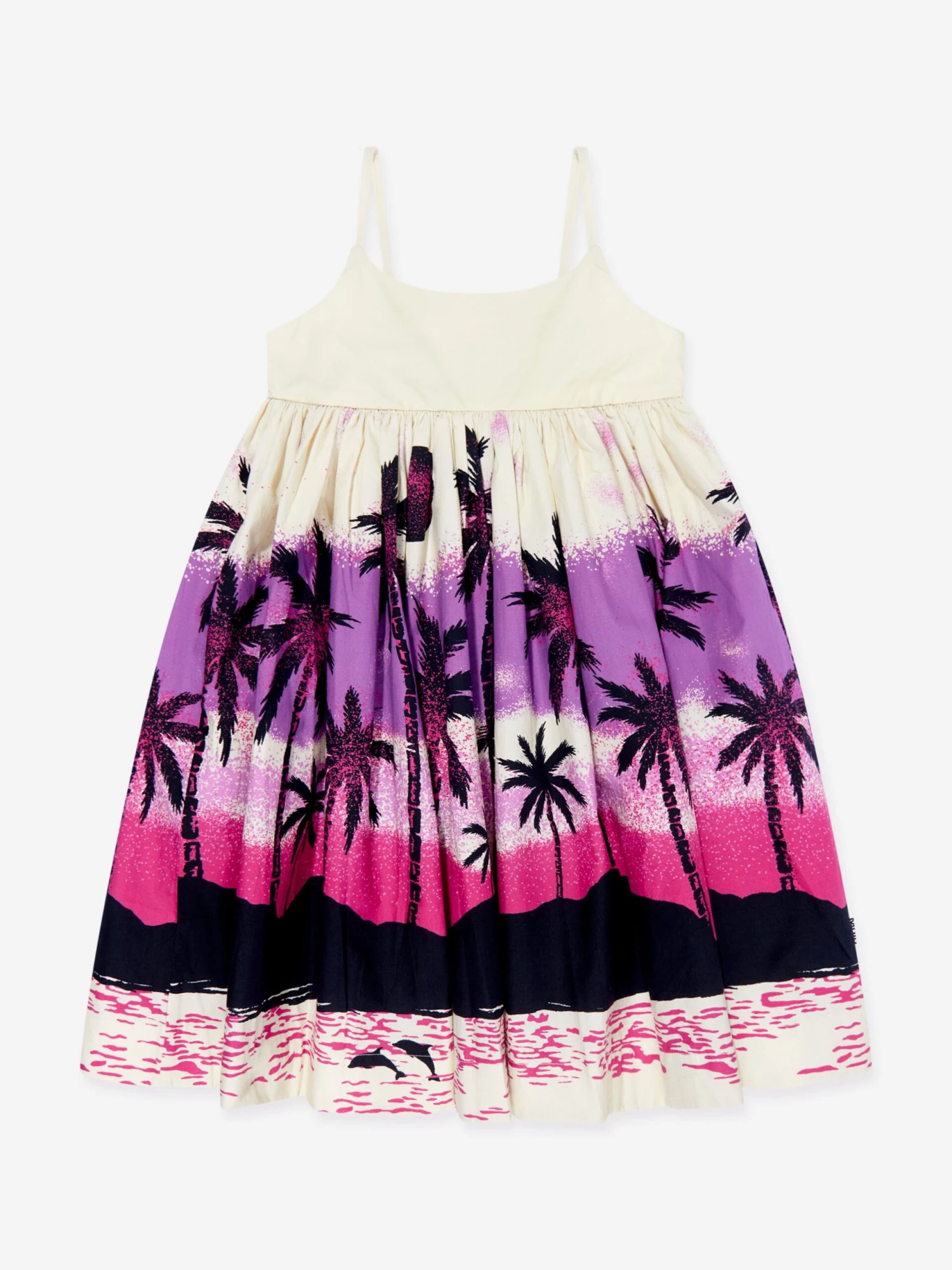Molo Girls Twilight Island Print Dress In Multicolour 3 Molo Girls Twilight Island Print Dress In Multicolour
