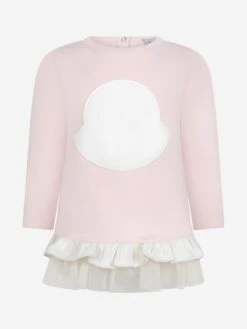 Moncler Baby Girls Cotton Logo Dress