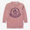 Baby Girls Knitted Logo Dress In Pink -Monna Clothing Shop MONA3061 P55 1