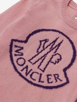 Baby Girls Knitted Logo Dress In Pink -Monna Clothing Shop MONA3061 P55 3
