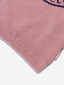 Baby Girls Knitted Logo Dress In Pink -Monna Clothing Shop MONA3061 P55 4