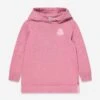 Girls Hooded Sweater Dress In Pink 2 Girls Hooded Sweater Dress In Pink -Monna Clothing Shop MONA3123 527 1