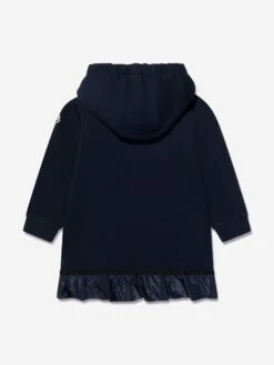 Girls Hooded Sweater Dress In Navy -Monna Clothing Shop MONA3124 778 2
