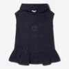Girls Sleeveless Hooded Dress In Navy -Monna Clothing Shop MONCLER 178129 1