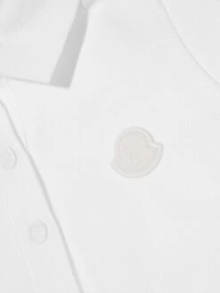 Baby Girls Sleeveless Polo Dress In White -Monna Clothing Shop MONCLER 786320 3