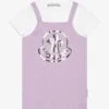Baby Girls T-Shirt And Dress Set In Lilac -Monna Clothing Shop MONCLER 799259 1