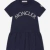Baby Girls Logo Dress In Navy