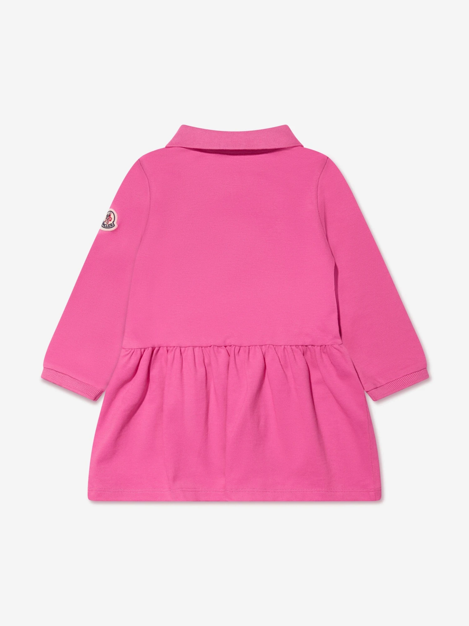 Baby Girls Long Sleeve Pocket Dress In Pink 4 Baby Girls Long Sleeve Pocket Dress In Pink - Image 2