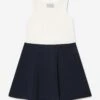 Girls Colourblock Dress In Navy -Monna Clothing Shop MONS3191 778 1