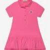 Girls Polo Dress In Pink -Monna Clothing Shop MONS3194 546 1