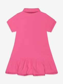 Girls Polo Dress In Pink -Monna Clothing Shop MONS3194 546 2