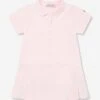 Baby Girls Branded Polo Dress In Pink -Monna Clothing Shop MONS4044 PINK 1