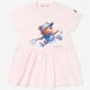 Baby Girls Tennis Bear Dress In Pink -Monna Clothing Shop MONS4046 PINK 1