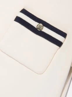 Girls A-Line Pocket Dress In Ivory -Monna Clothing Shop MONS4107 CREAM 4