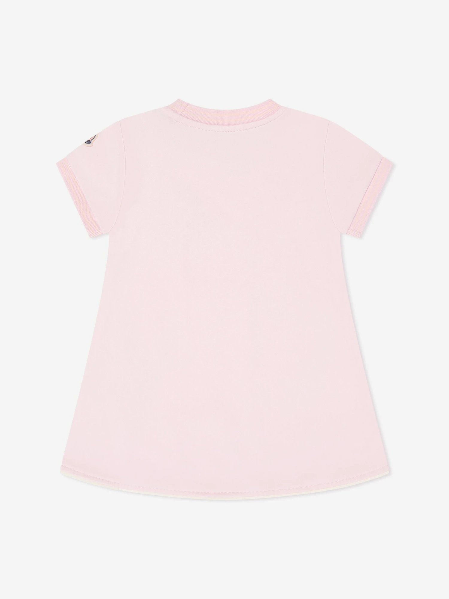 Girls Fit And Flare Logo Dress In Pink 4 Girls Fit And Flare Logo Dress In Pink - Image 2