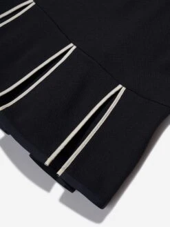 Girls Logo Polo Dress In Navy -Monna Clothing Shop MONS4120 NAVY 4