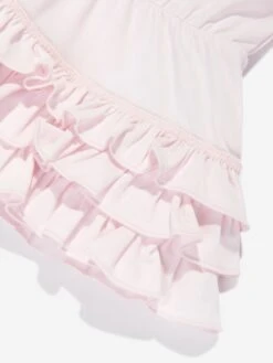 Baby Girls Frilly T-Shirt Dress In Pink 9 Baby Girls Frilly T-Shirt Dress In Pink -Monna Clothing Shop MONS4152 LIGHT PINK 4