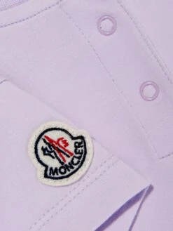 Baby Girls Logo T-Shirt Dress In Purple -Monna Clothing Shop MONS4154 PASTEL PURPLE 4