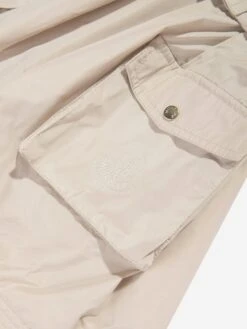 Girls Sleeveless Pocket Dress In Beige -Monna Clothing Shop MONS4196 TAN 3