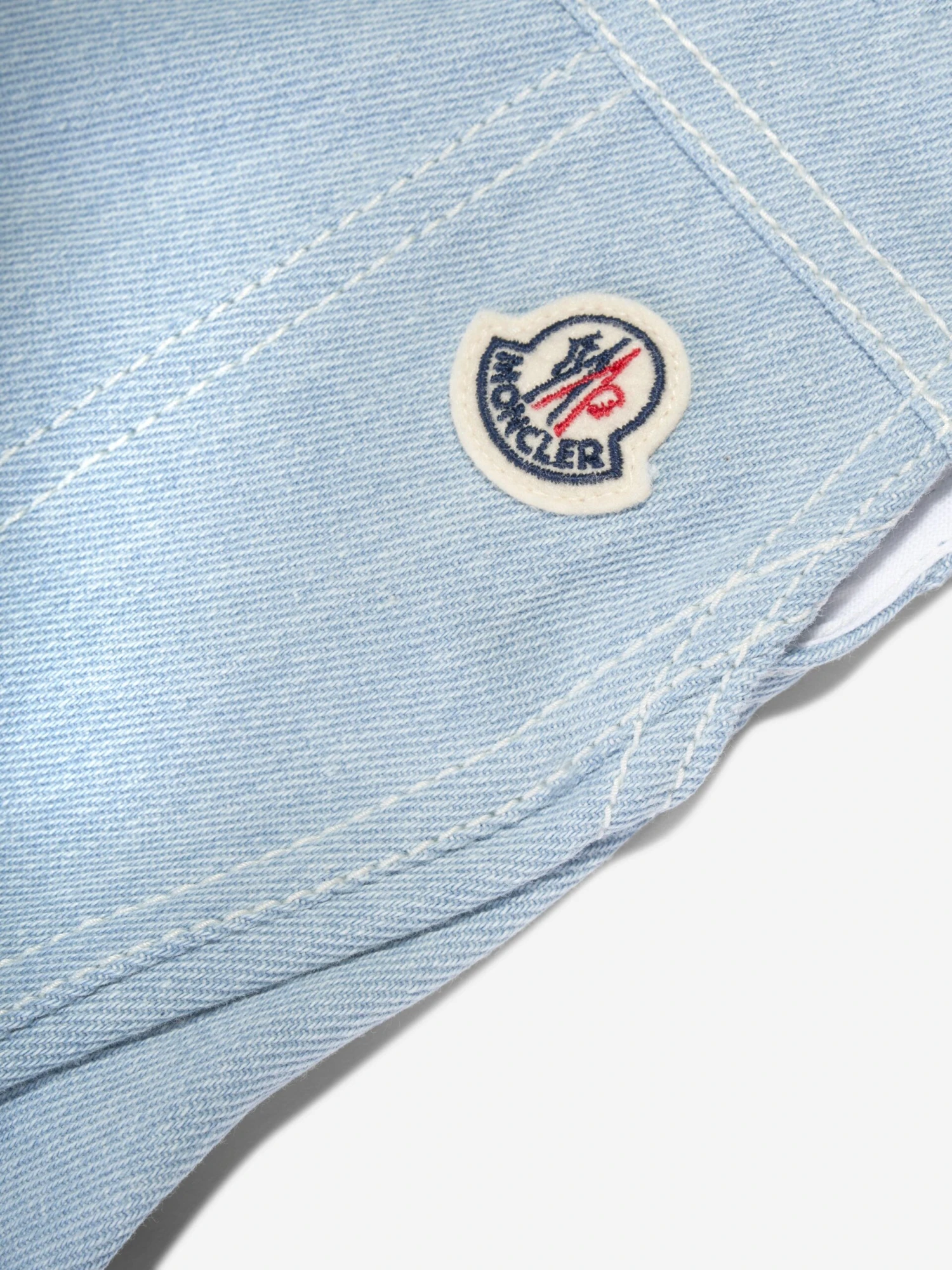 Girls Sleeveless Denim Zip Dress In Blue 6 Girls Sleeveless Denim Zip Dress In Blue - Image 4