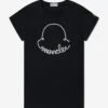 Girls Logo T-Shirt Dress In Black -Monna Clothing Shop MONS4230 BLACK 1