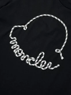 Girls Logo T-Shirt Dress In Black -Monna Clothing Shop MONS4230 BLACK 3