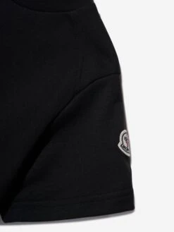 Girls Mixed Fabric Dress In Black -Monna Clothing Shop MONS4232 BLACK 4