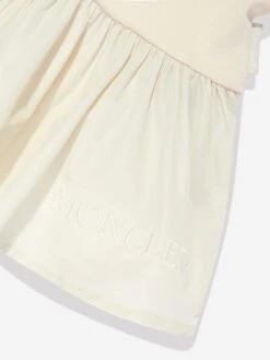 Girls Sleeveless Dress In Ivory -Monna Clothing Shop MONS4238 CREAM 3