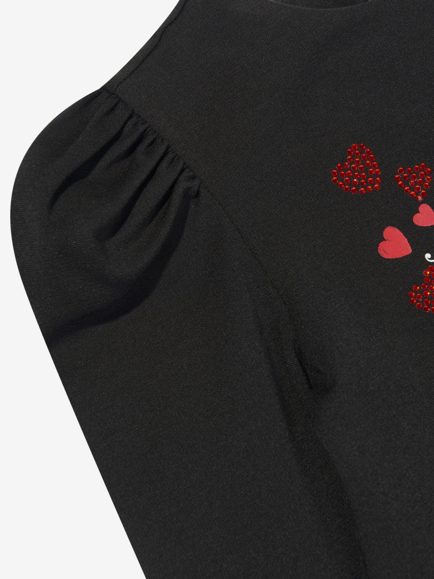 Girls Hearts Logo Dress In Black 6 Girls Hearts Logo Dress In Black - Image 4