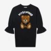 Girls Teddy Bear Logo Dress 1 Girls Teddy Bear Logo Dress -Monna Clothing Shop MOSCHINO C46946 1