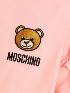 Girls Cotton Midi Dress In Pink -Monna Clothing Shop MOSS4039 3