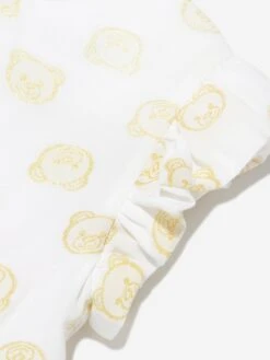 Girls Teddy Head Dress In White -Monna Clothing Shop MOSS4040 WHITE 4