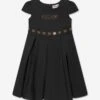Girls Studded Teddy Logo Dress In Black 1 Girls Studded Teddy Logo Dress In Black -Monna Clothing Shop MOSS4041 BLACK 1